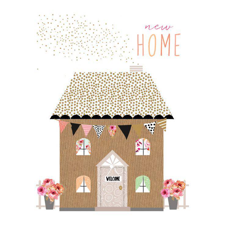 Sara Miller New Home card from Pictura featuring elegant design, suitable for housewarming or everyday greeting purposes.